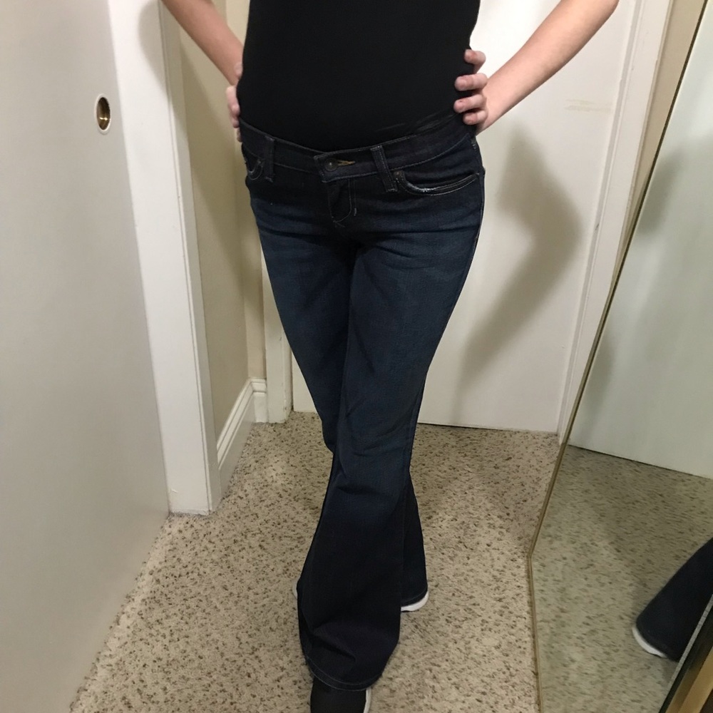 Mossimo Low-Rise Flare Stretch Denim Jeans